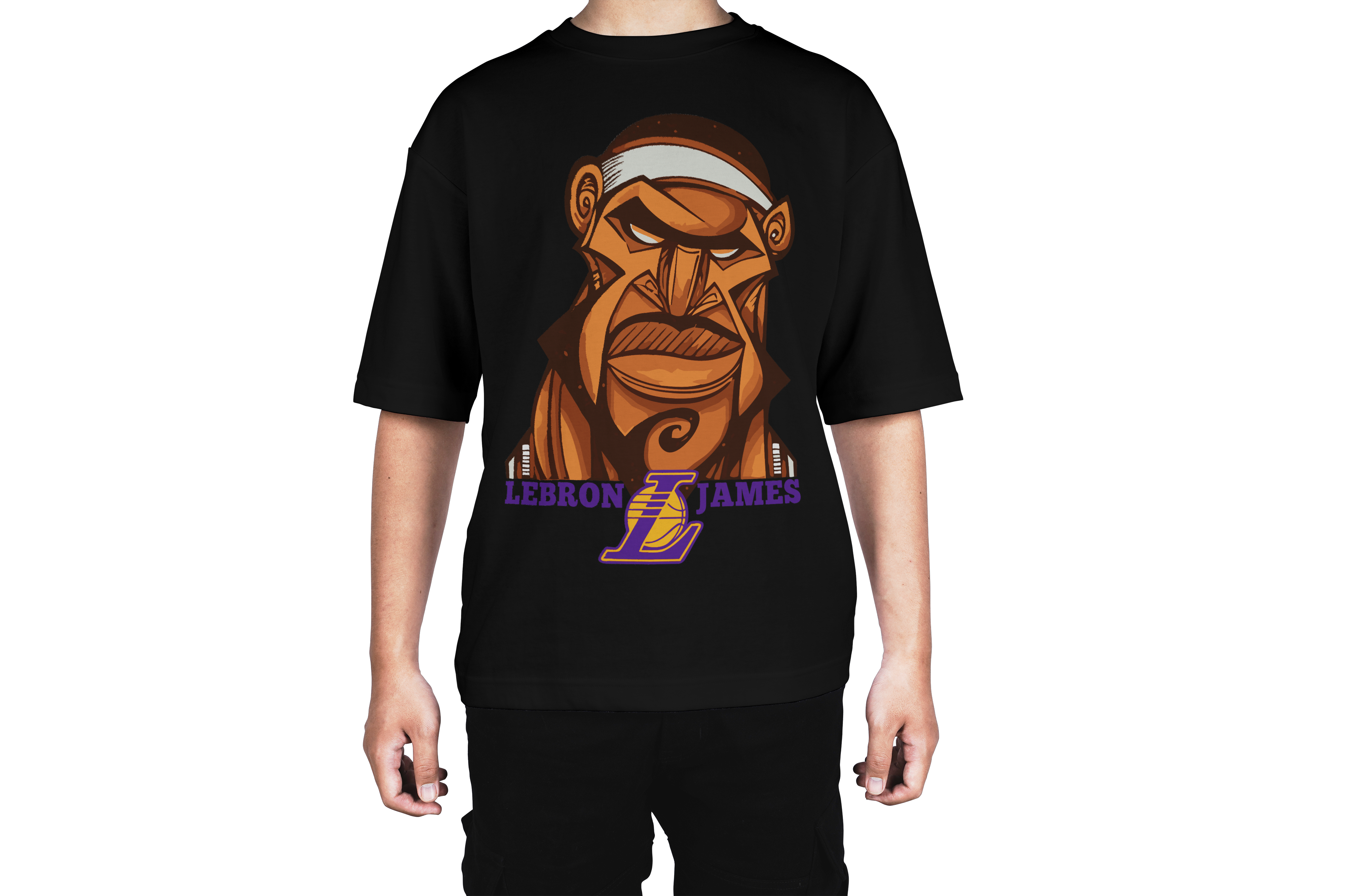 LeBron James Cartoon Tee