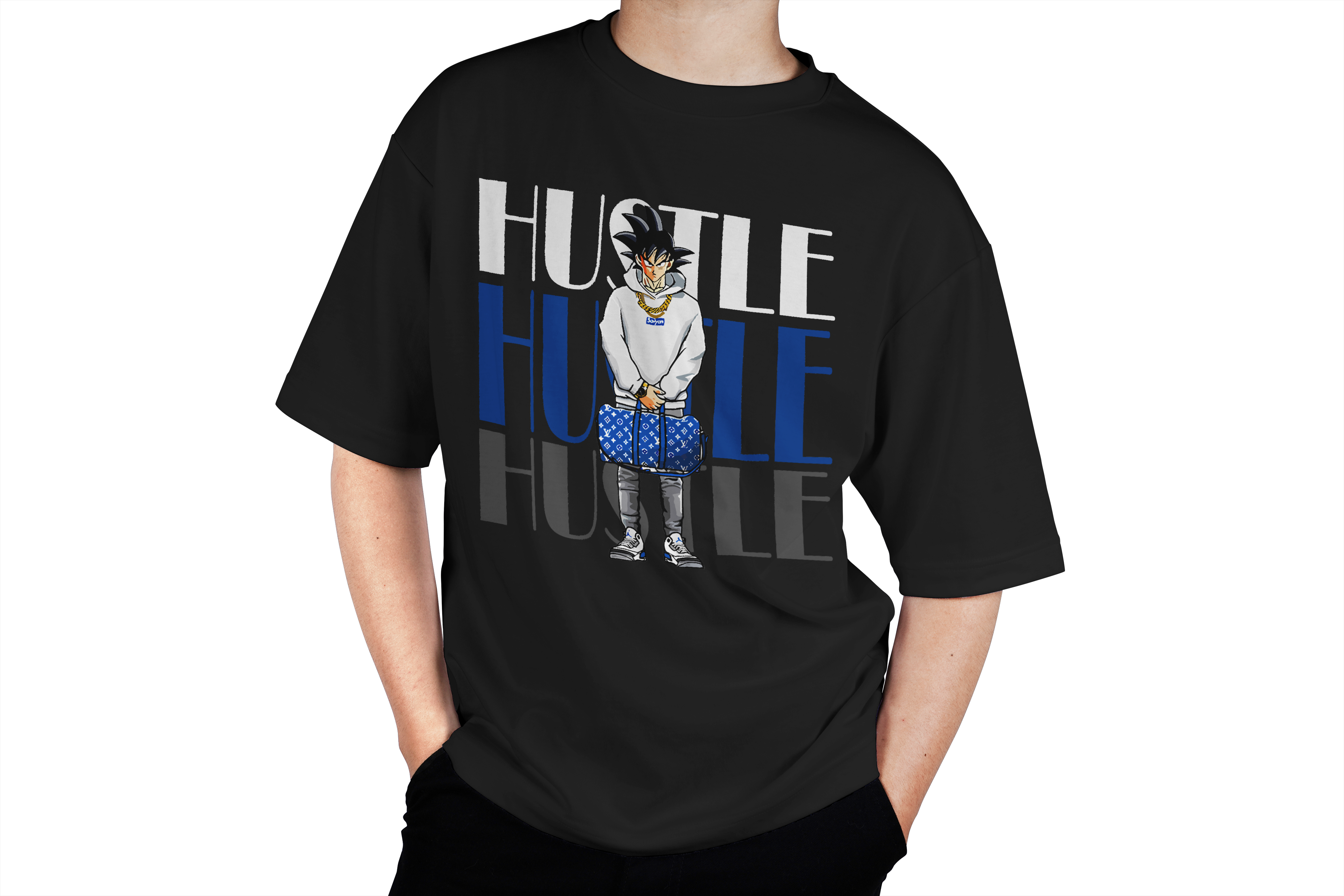 Hustle Mode Anime Street Tee