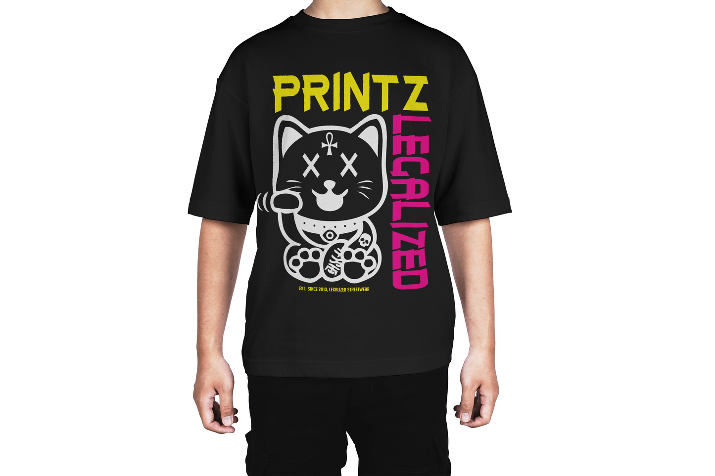 Printz Legalized Lucky Cat Tee