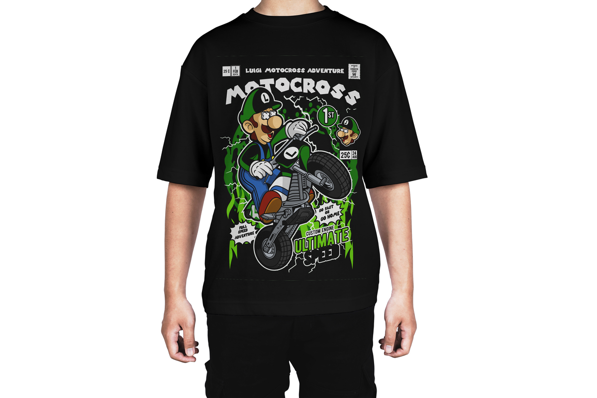 Luigi Motocross Adventure Tee