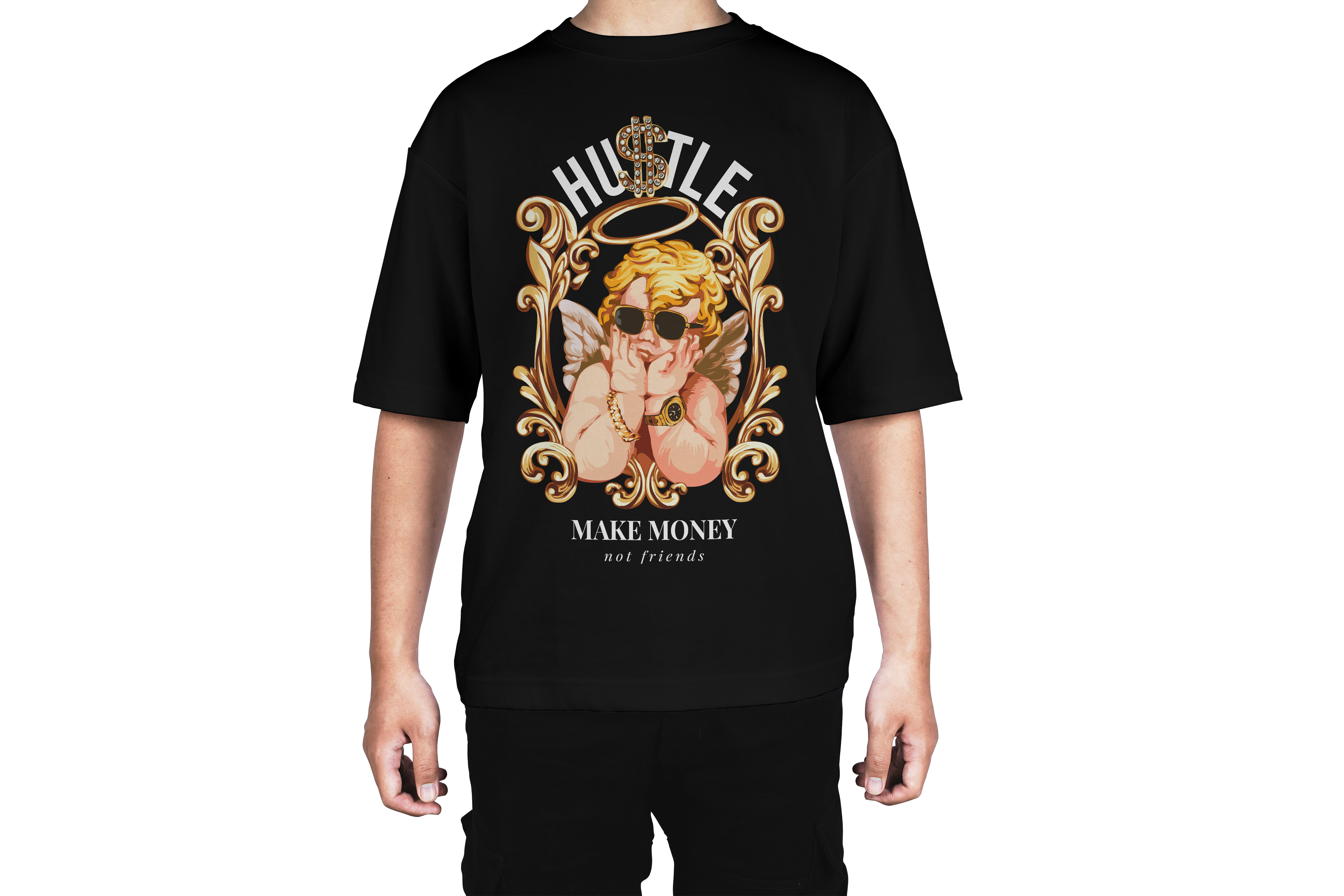 Hustle Angel Style Tee
