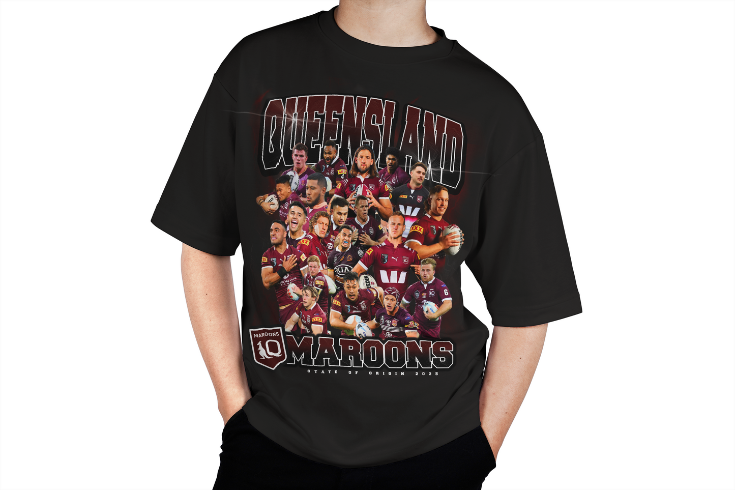 Queensland Maroons Champions 2025 Tee