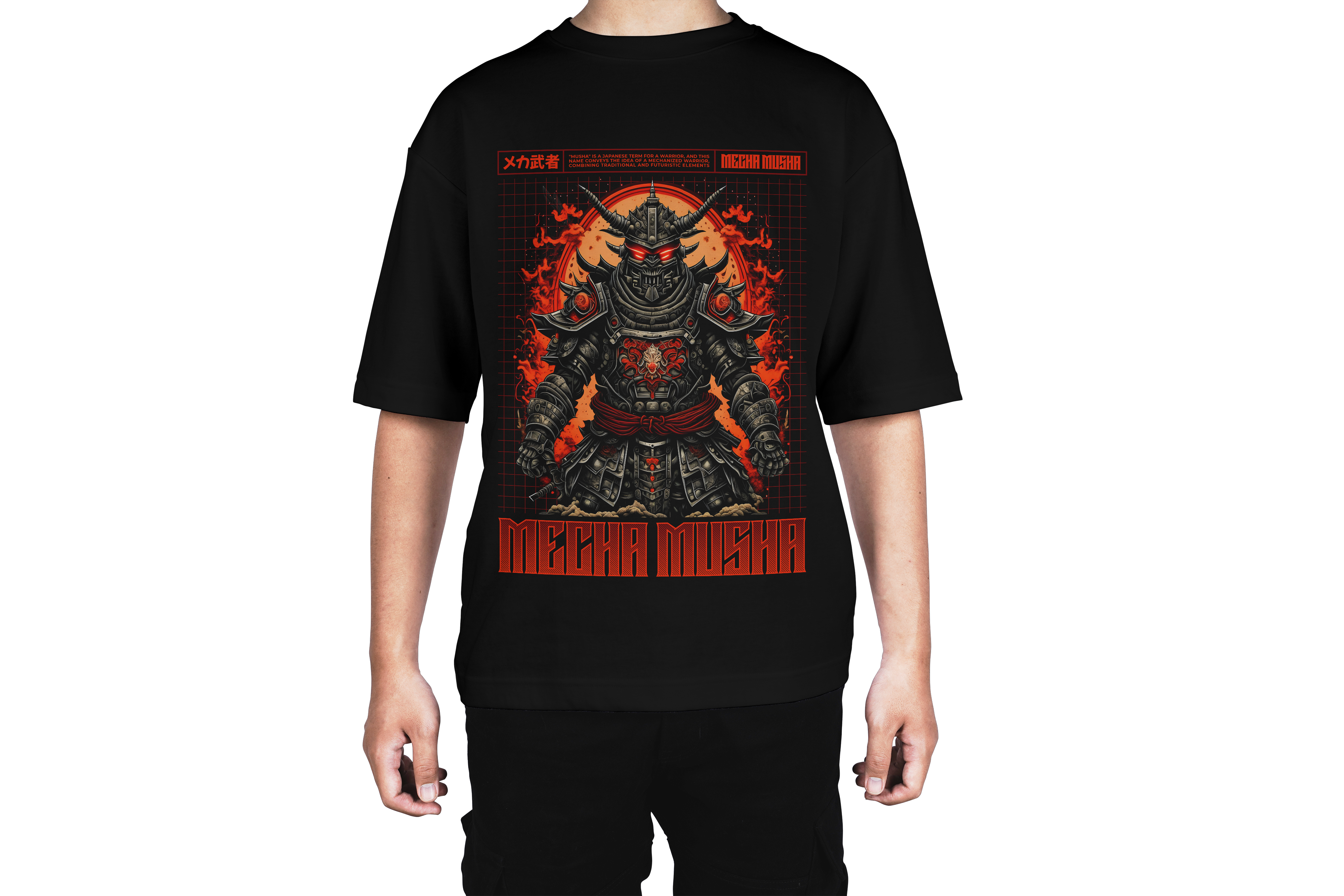 Mecha Musha Samurai Warrior Tee