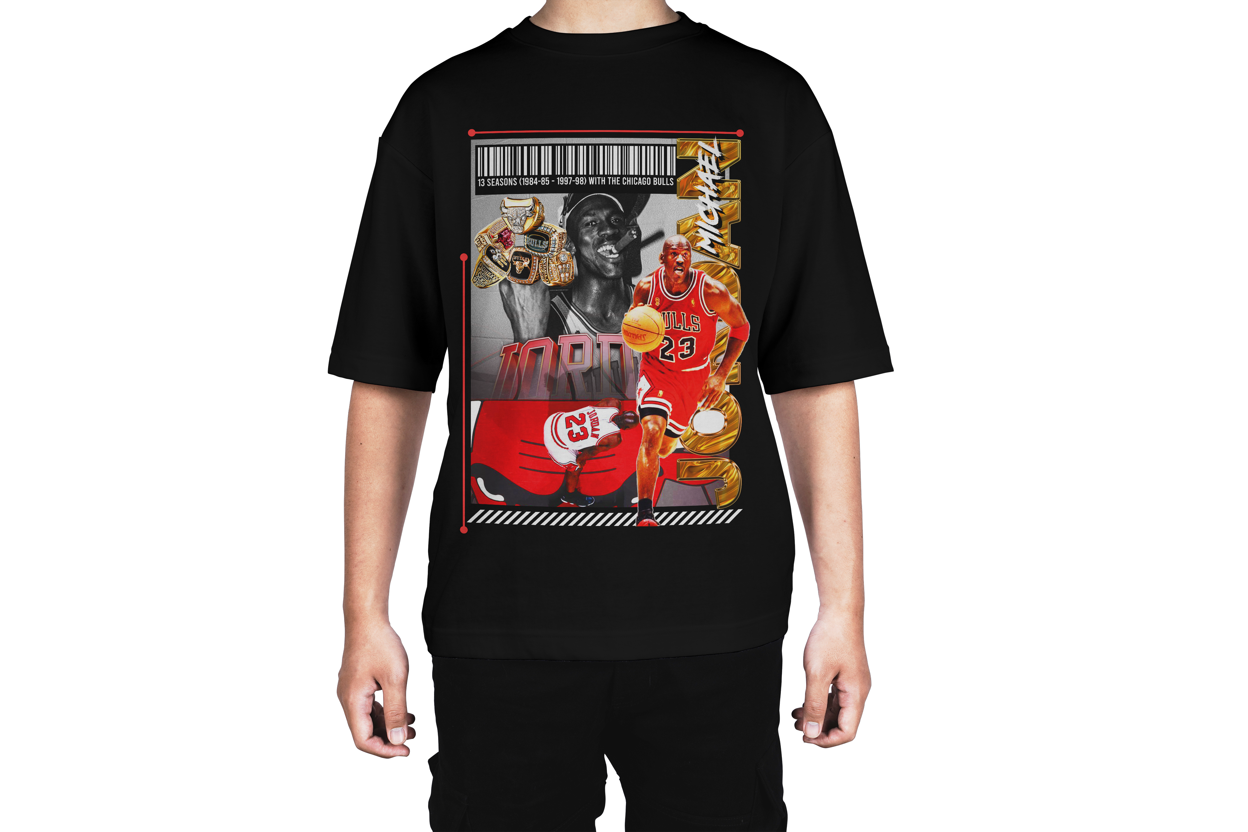 Michael Jordan Barcode Legacy Tee