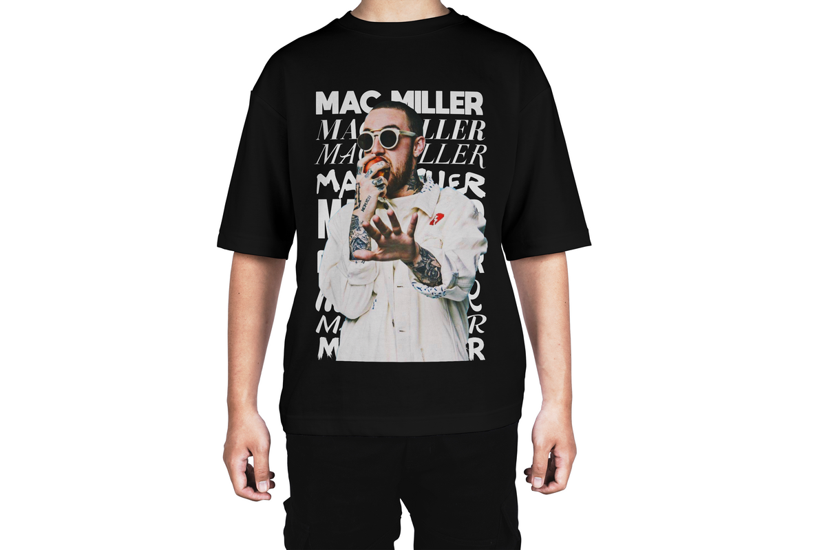 Mac Miller Bold Text Tee