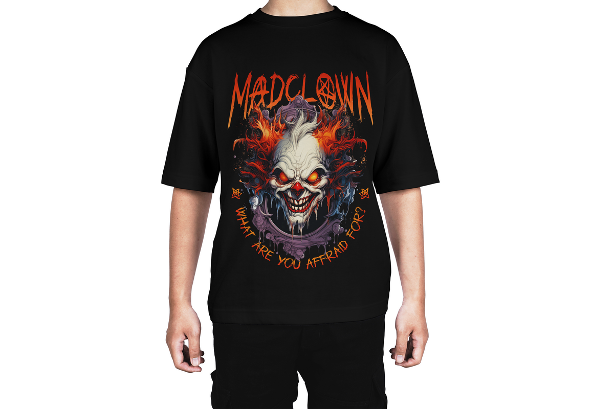 Madclown Horror Face Creepy Tee