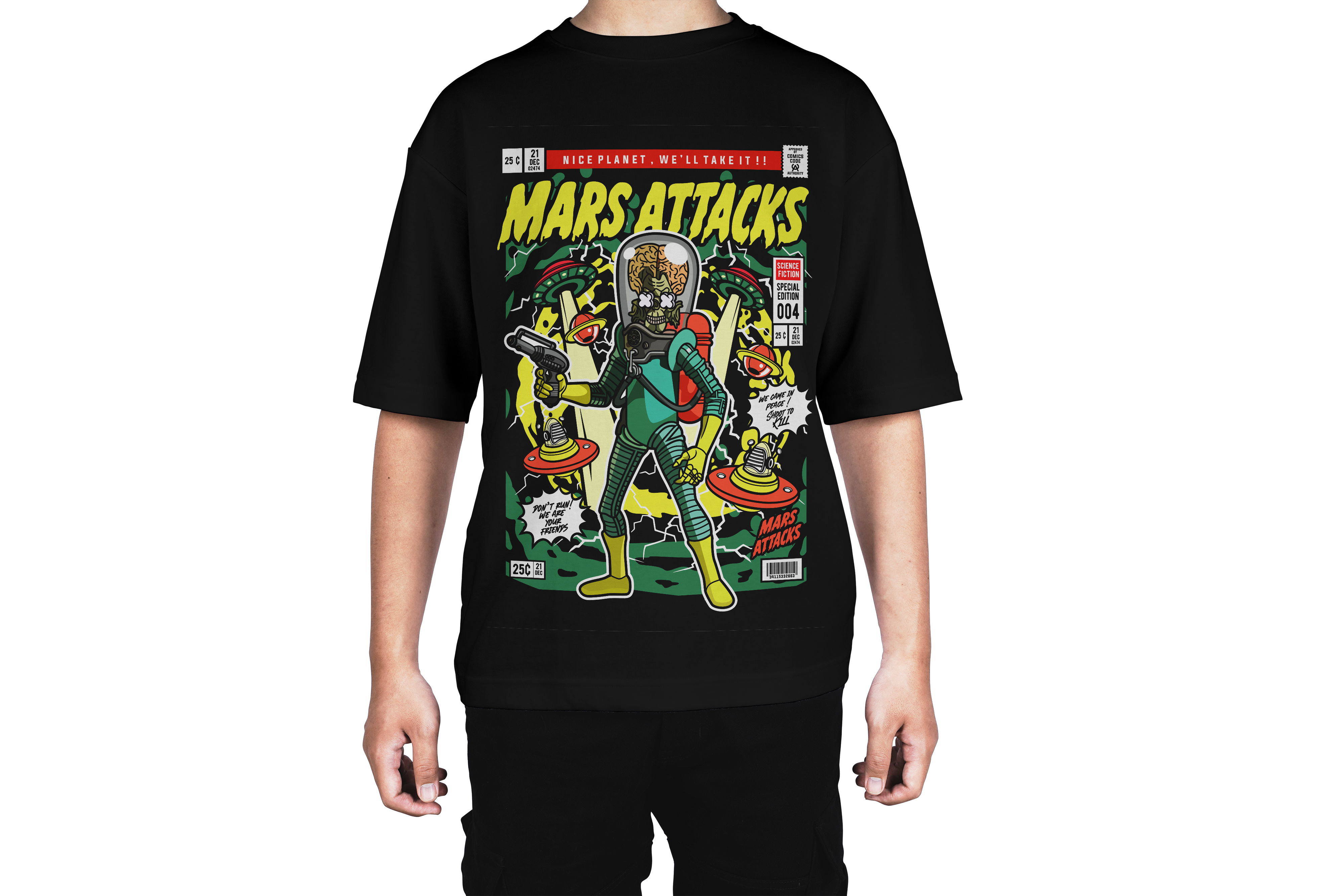 Mars Attacks Alien Tee