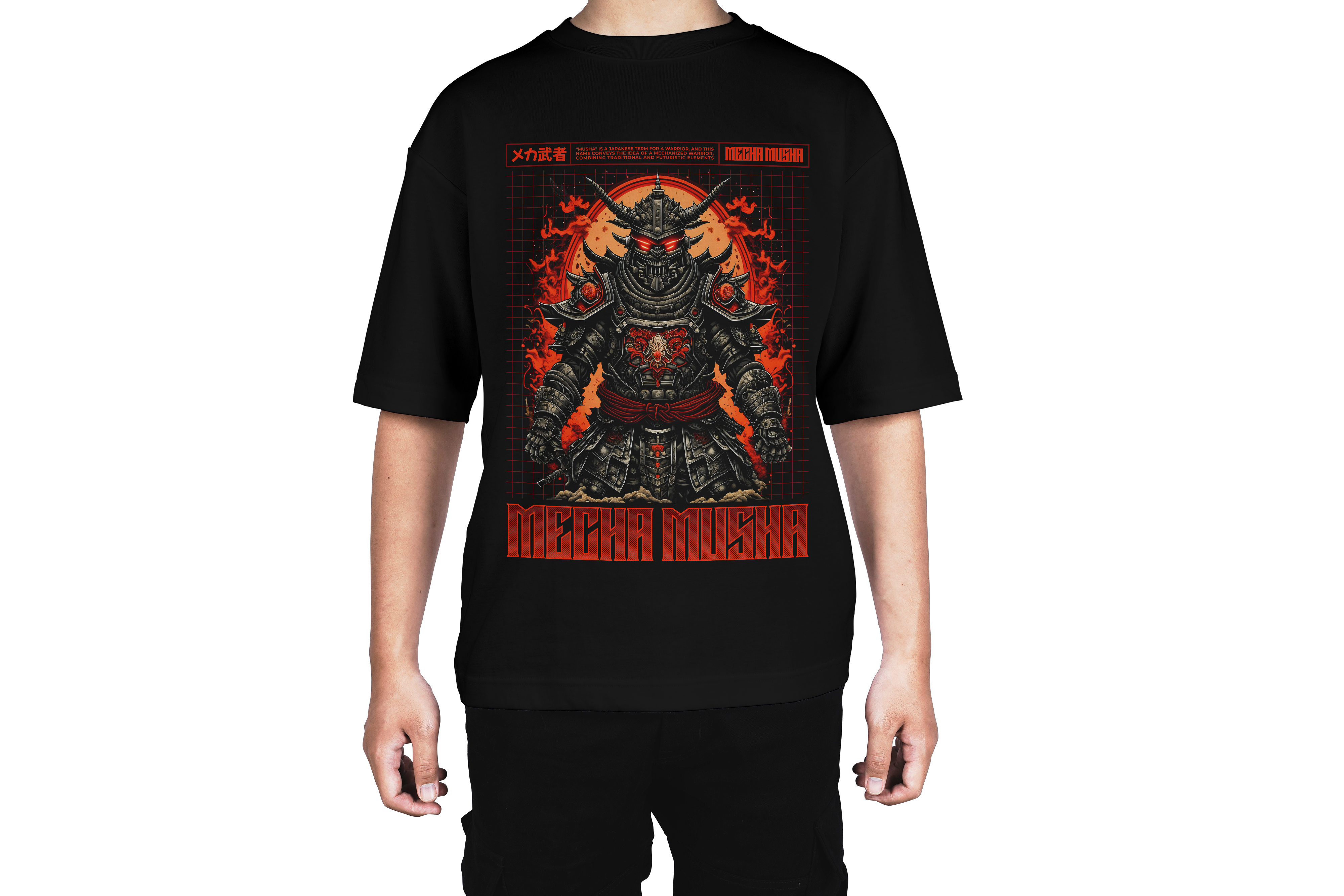 Mecha Musha Cyber Samurai Tee