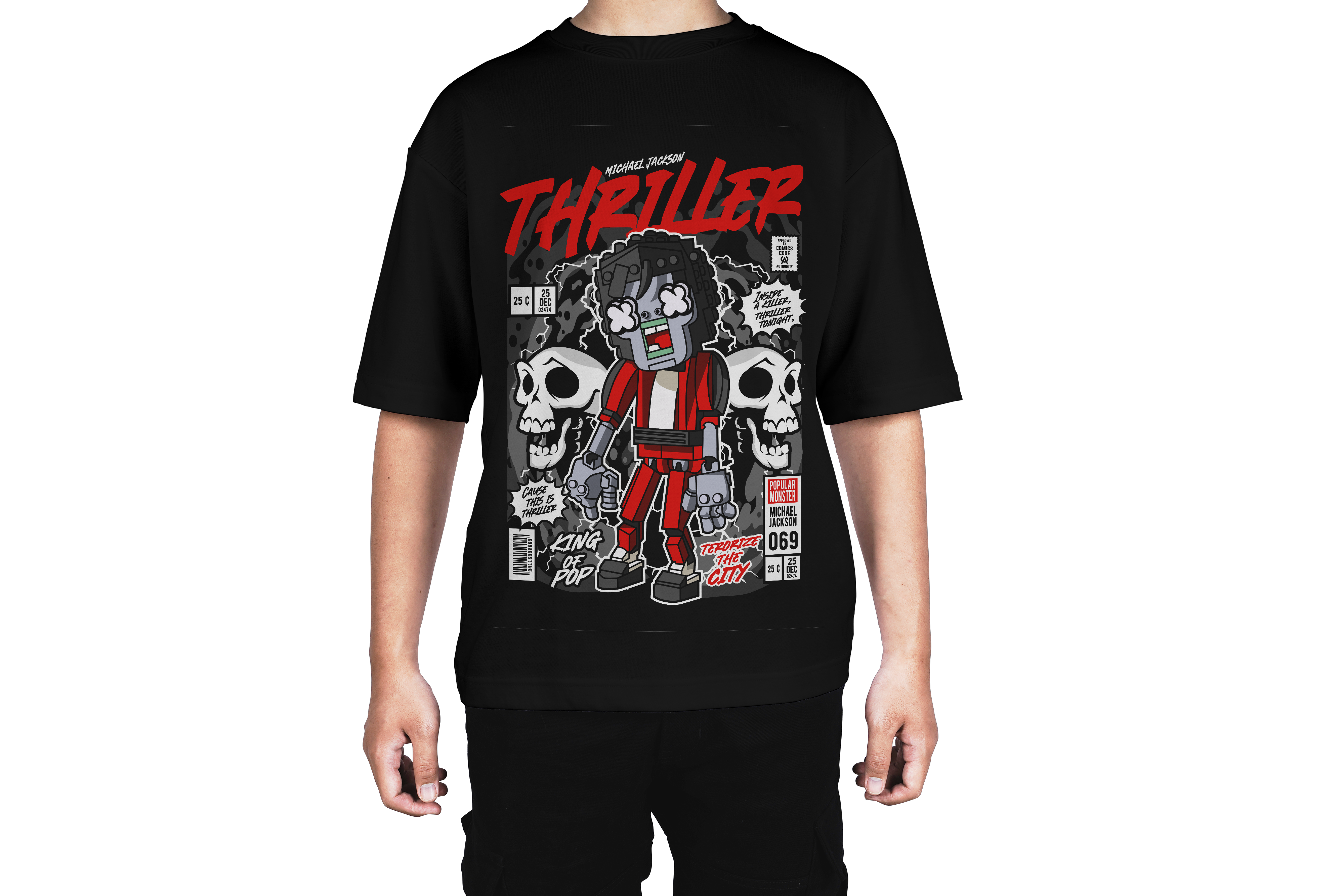 Michael Jackson Zombie Thriller Tee