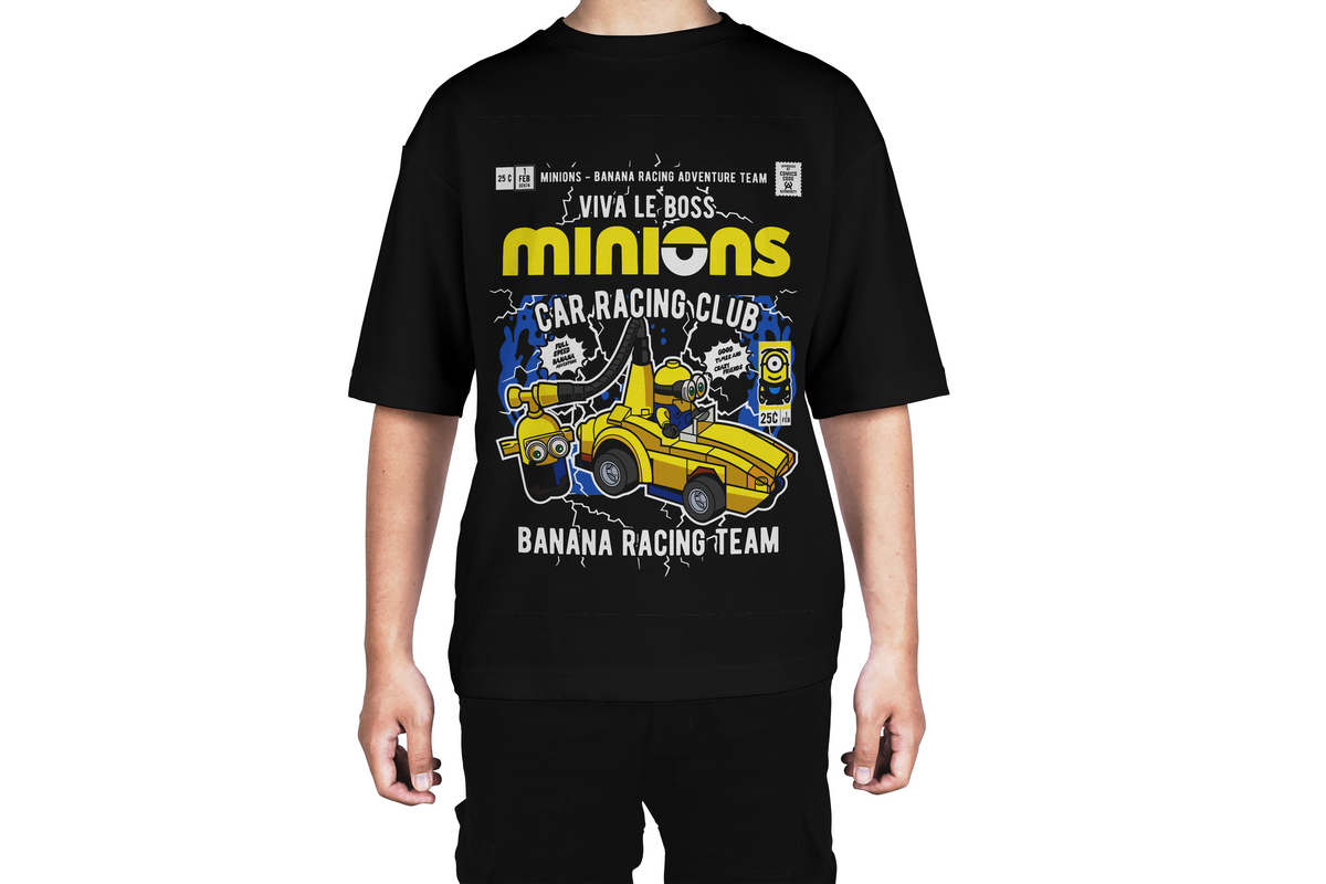 Minions Banana Racing Tee