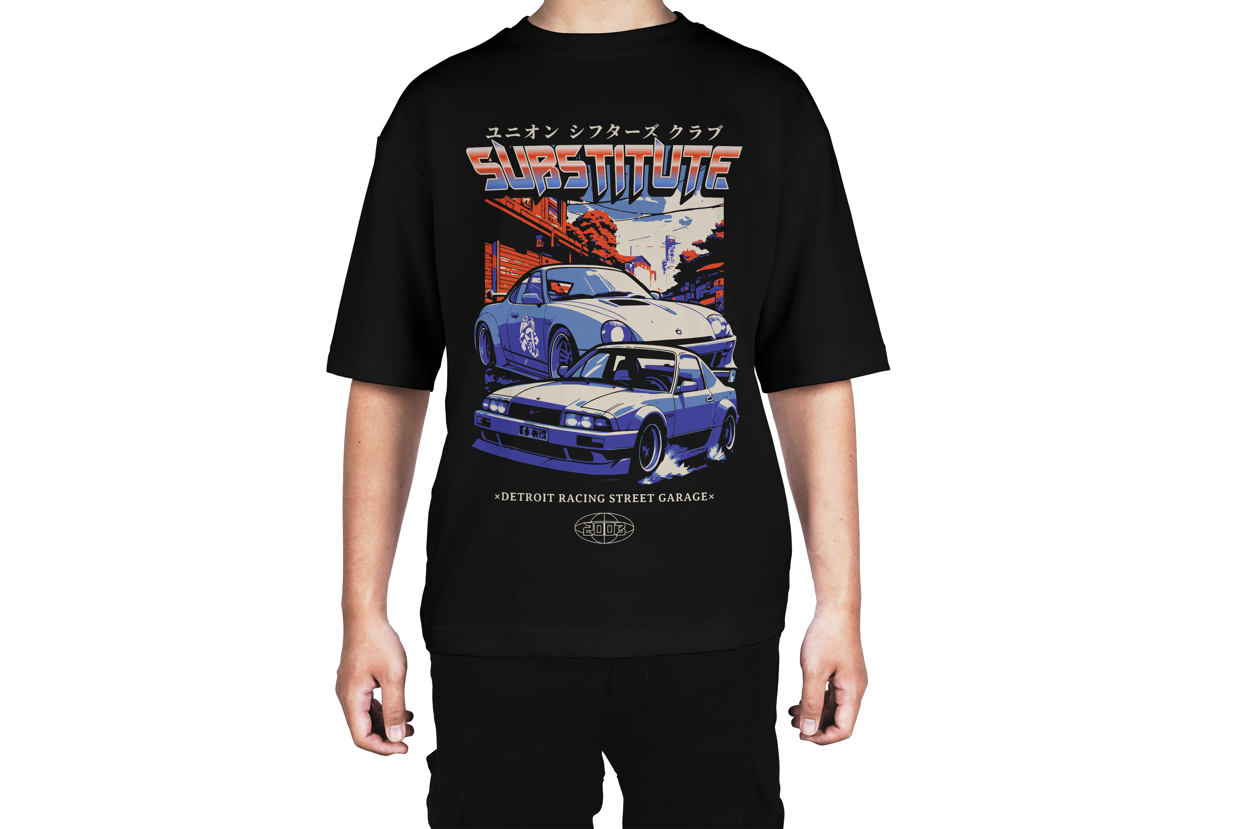 Night Drifter Racing Graphic Tee