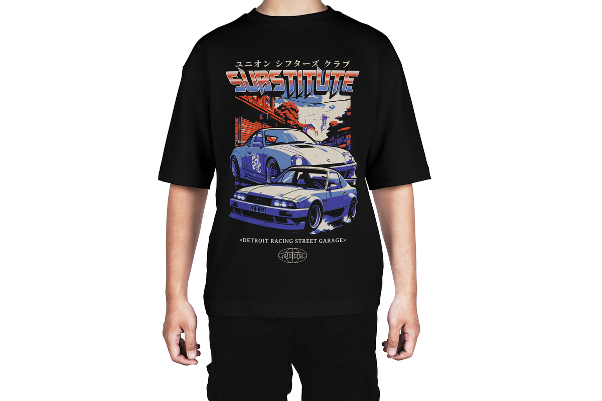 Night Drifter Racing Graphic Tee
