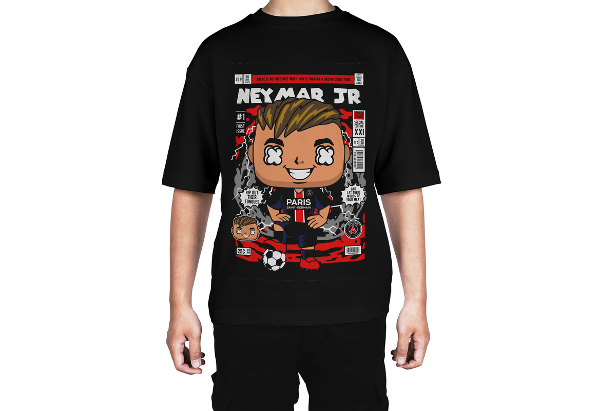 Neymar Jr Cartoon Tee
