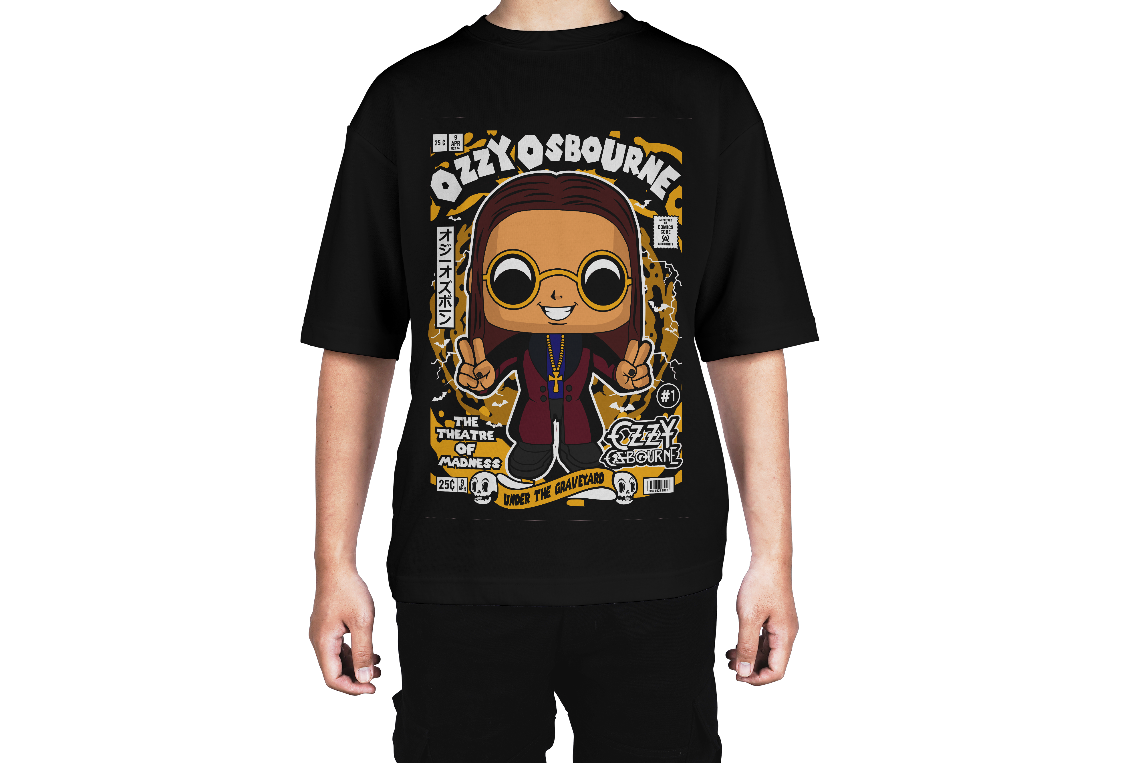 Ozzy Osbourne Cartoon Tee