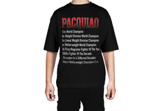 Pacquiao Championship Stats Tee
