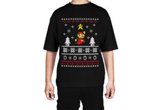 Pixel Holiday Mario Tee