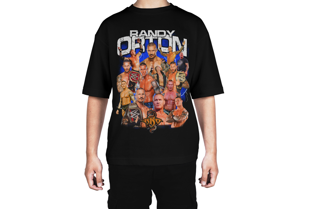 Randy Orton WWE Black Tee