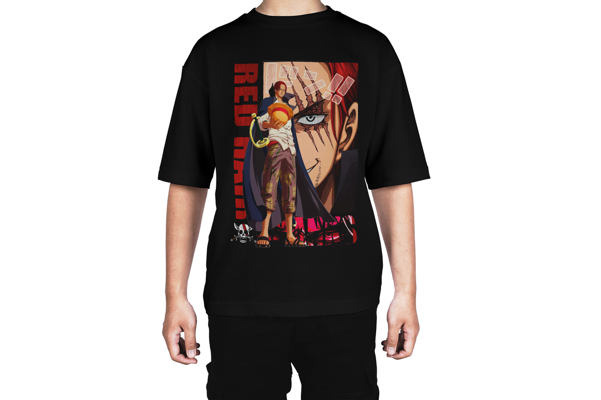 Red Haired Shanks Anime Tee