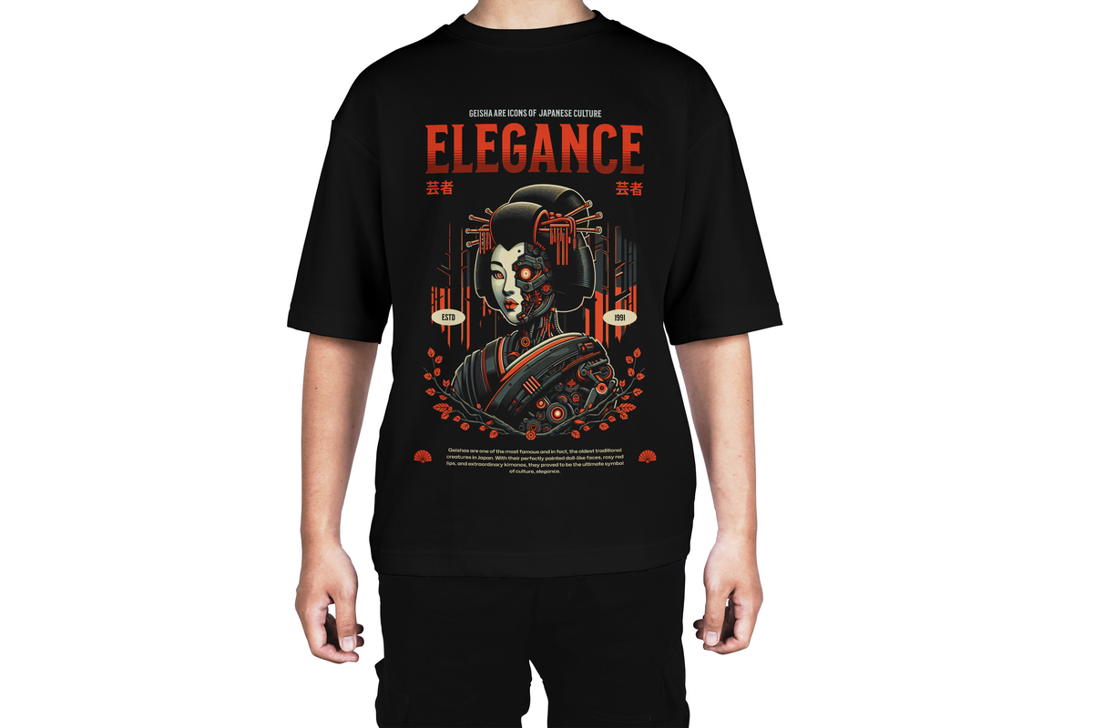 Red Veil Elegance Tee
