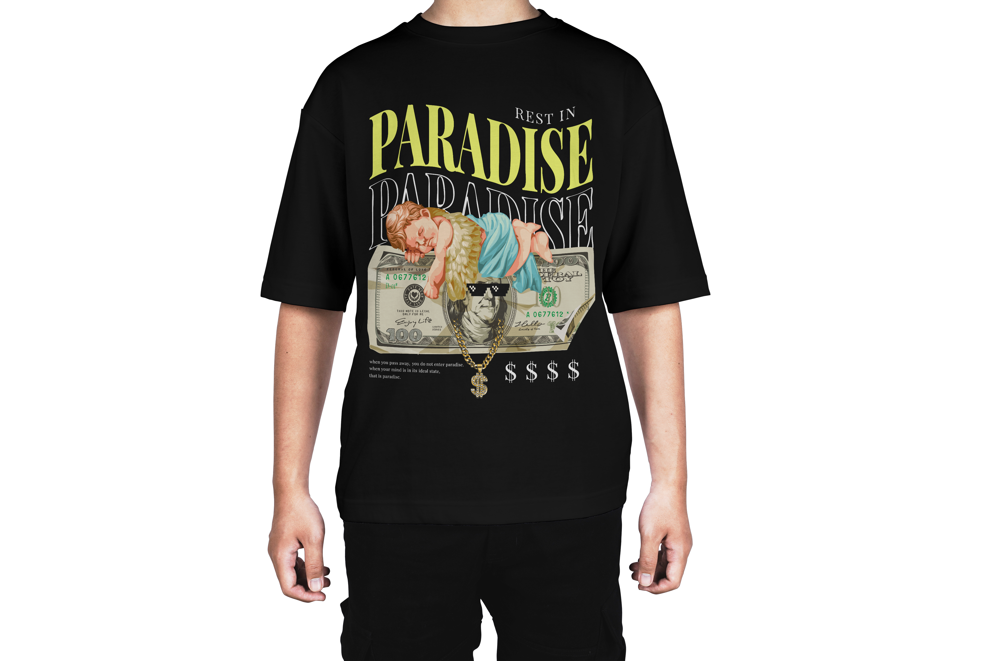 Rest in Paradise Angel Tee