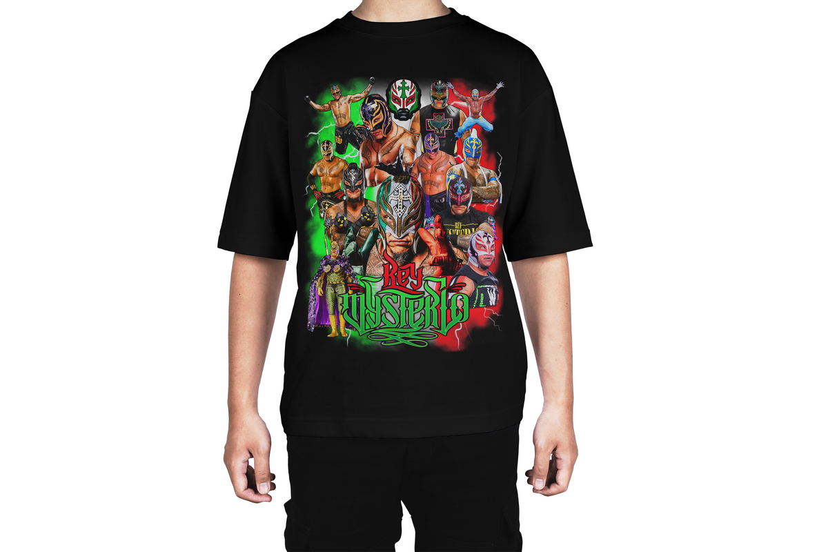 Rey Mysterio WWE Black Tee