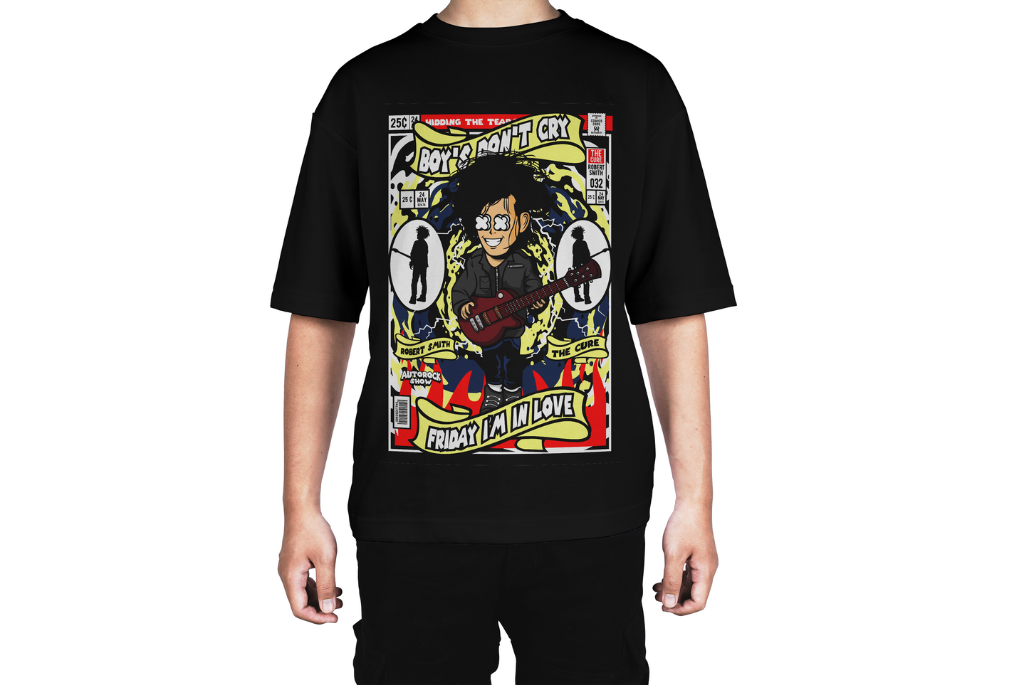 The Cure Robert Smith Friday I'm In Love Tee