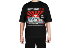 Skyline 1990 Oversized Graphic Tee