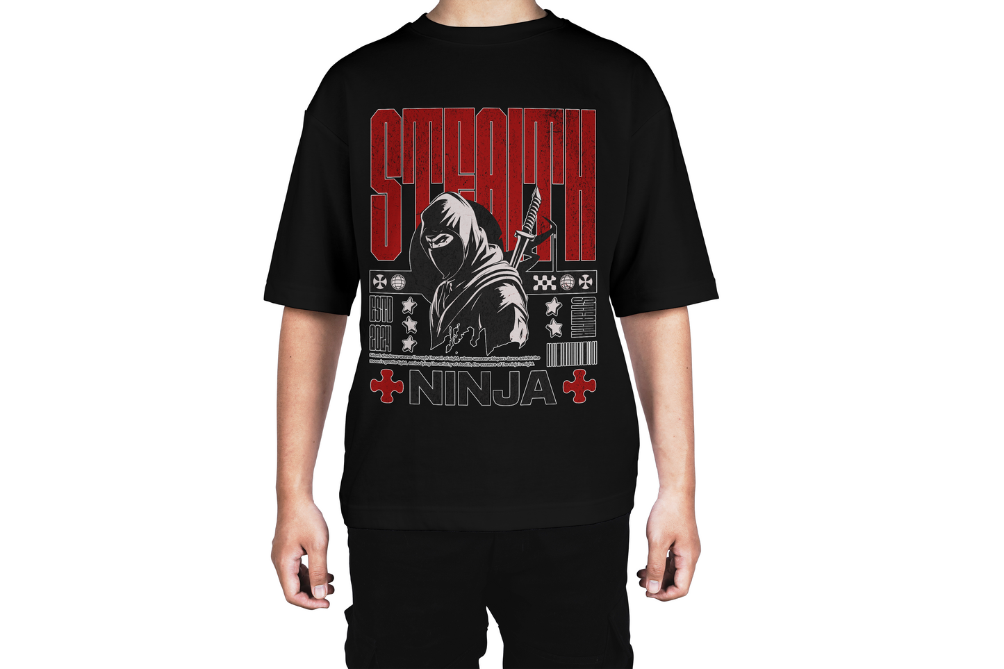 Stealth Ninja Oversized Tee