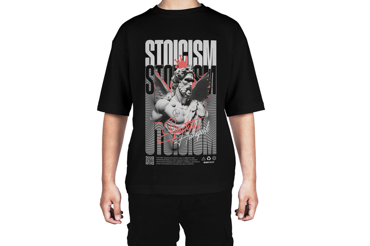 Stoicism Statue Tee