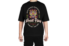 Street Fury Japanese Graphic Oversized Tee