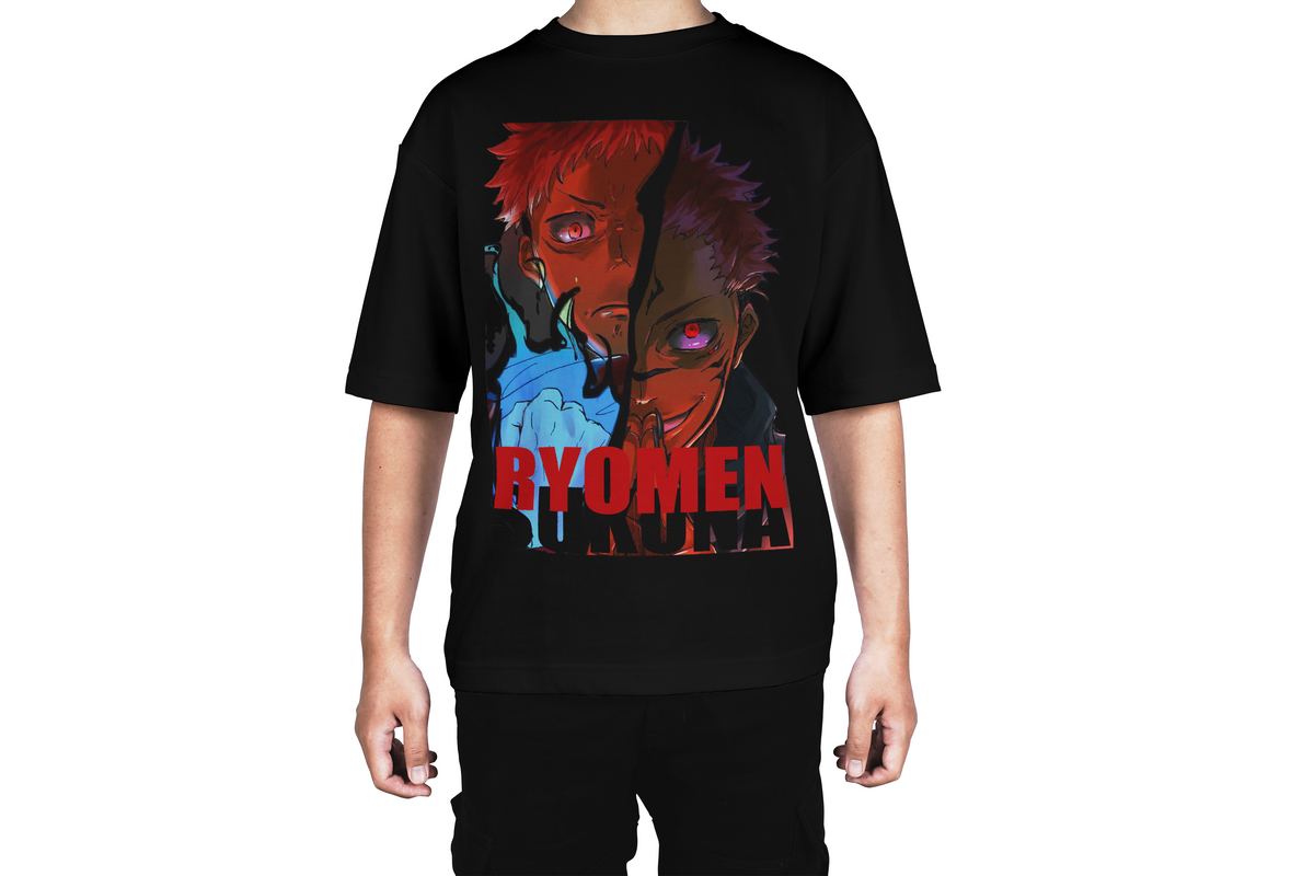 Ryomen Sukuna Split Face Tee