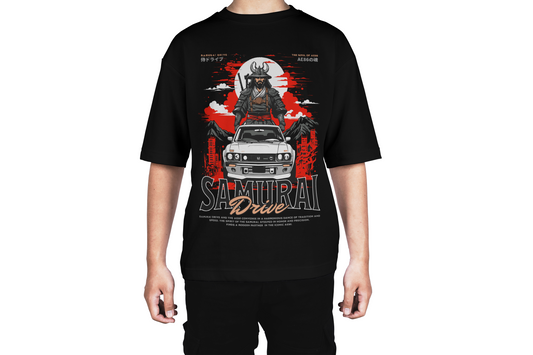 Samurai Drive  Style Tee