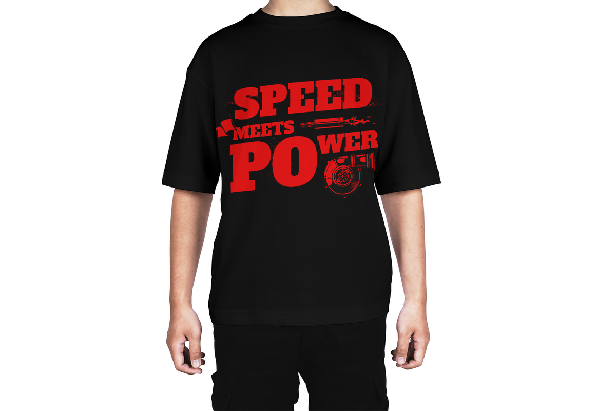 Speed Meets Power Style Tee