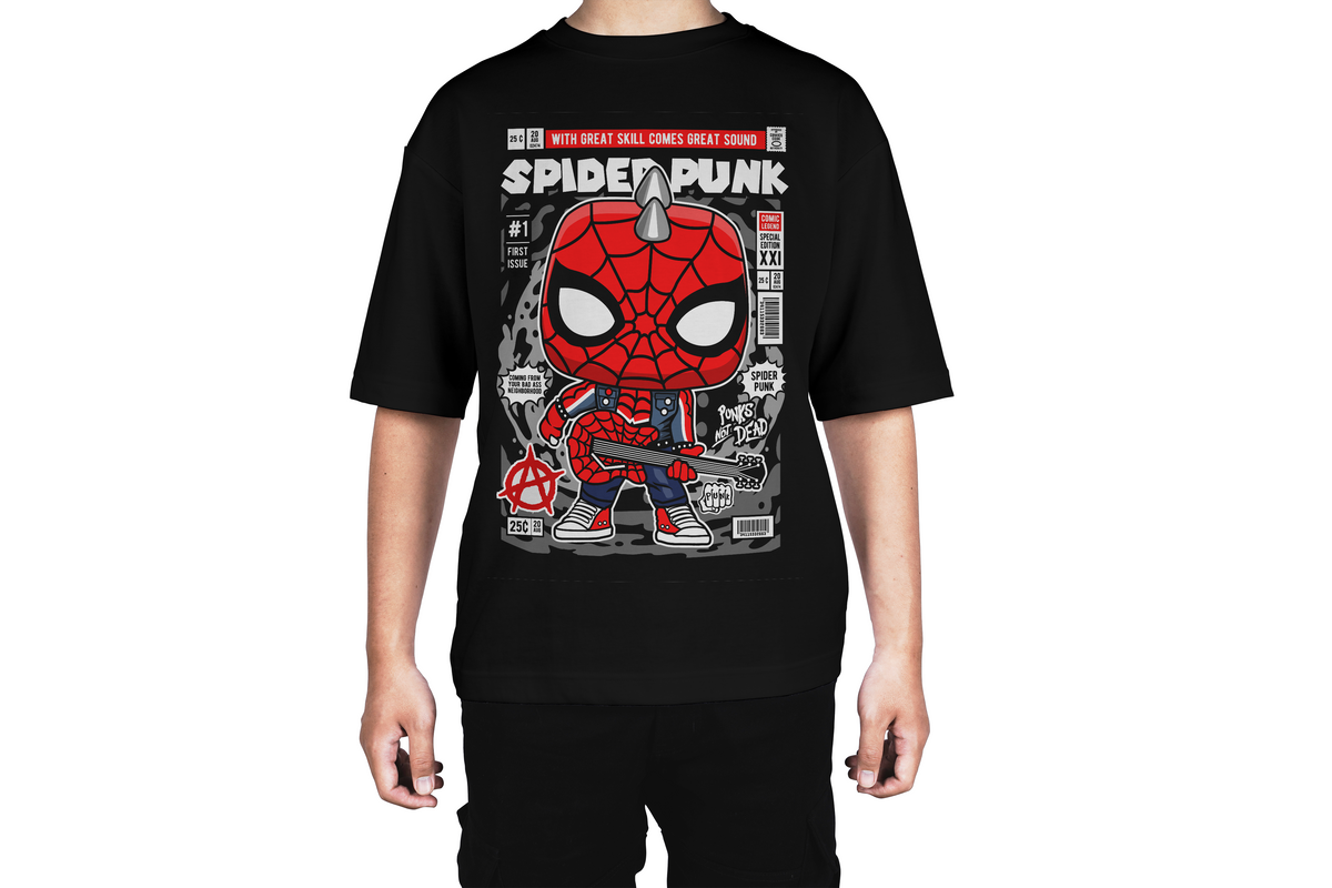 Spider-Punk With Great Skill Tee