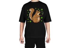 Smoking Squirrel Tee