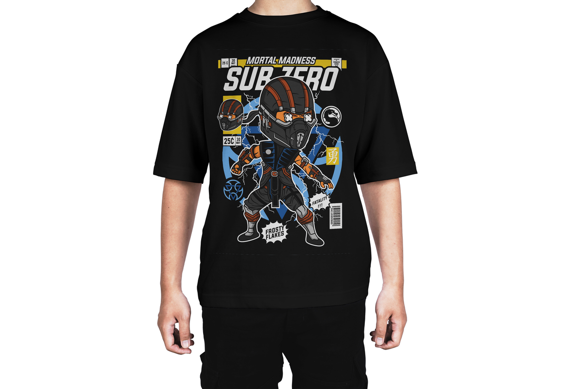 Mortal Madness Sub-Zero Frosty Fury Tee