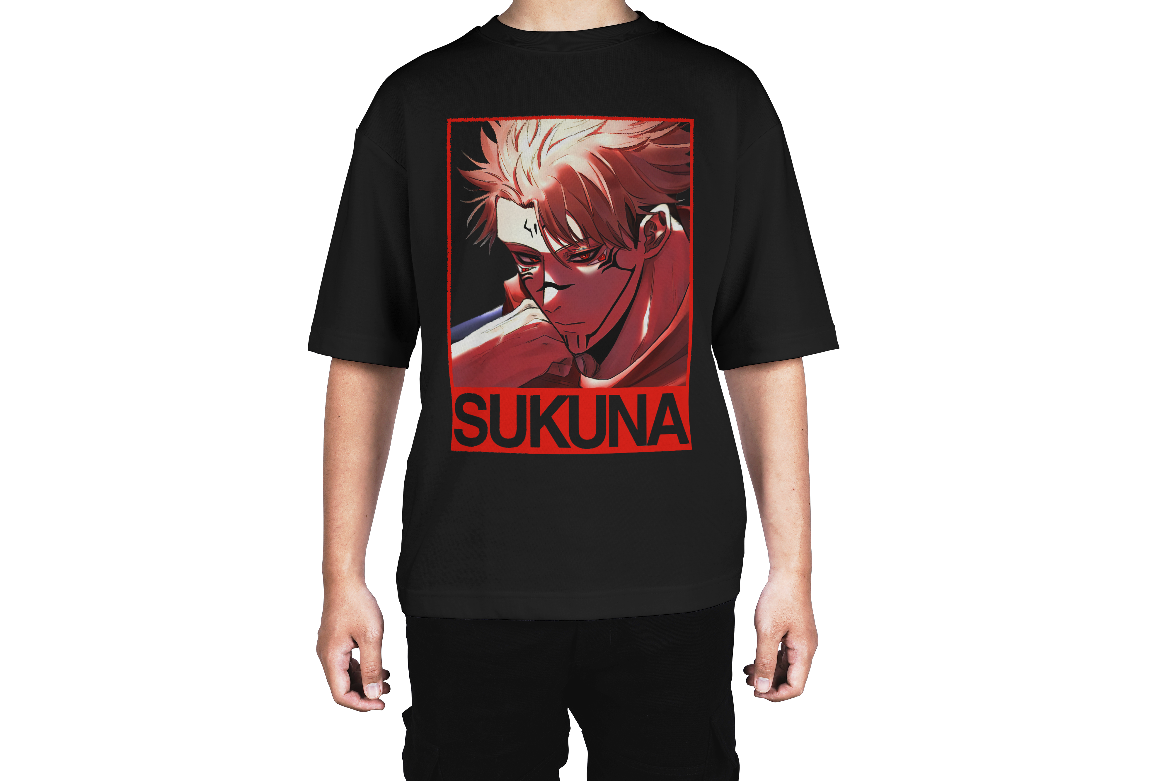 Sukuna Intense Gaze Anime Tee