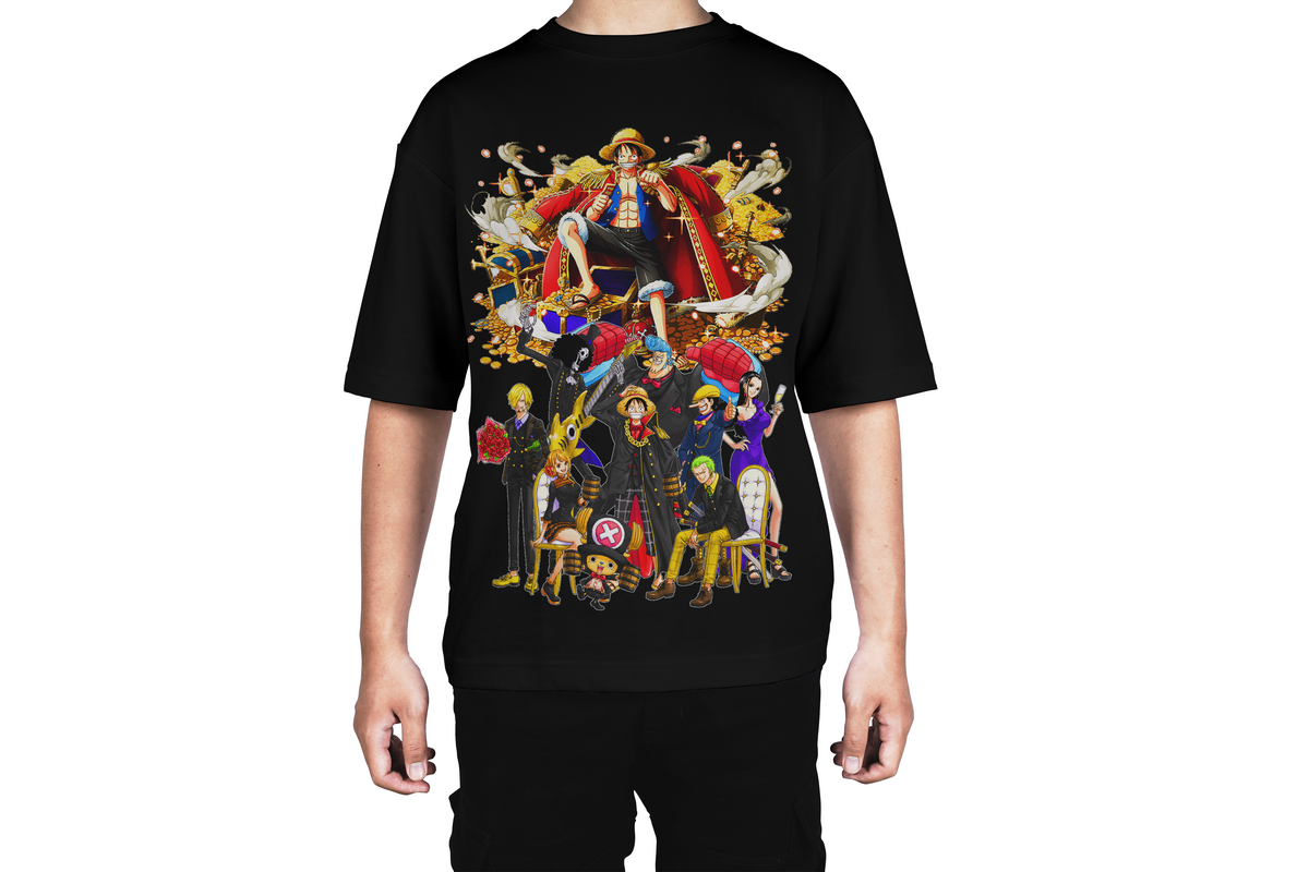 One Piece Straw Hat Pirates Group Tee