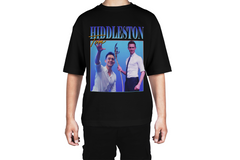 Tom Hiddleston Blue Aesthetic Tee