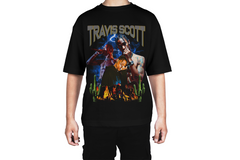 Travis Scott Fire & Cactus Tee