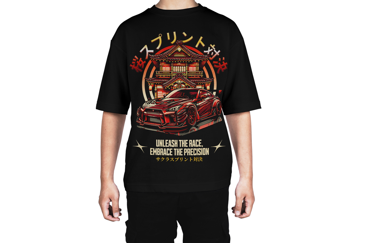 Unleash the Race Graphic Car Tee
