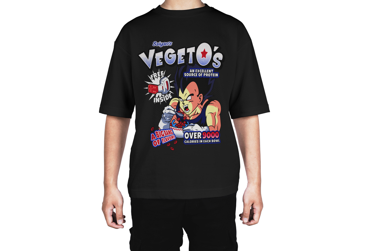 Vegeta's Cereal Over 9000 Calories Tee