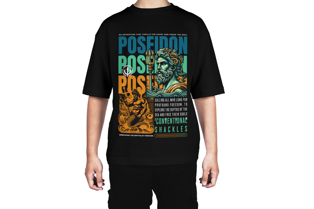 Poseidon Mythic Trident Tee