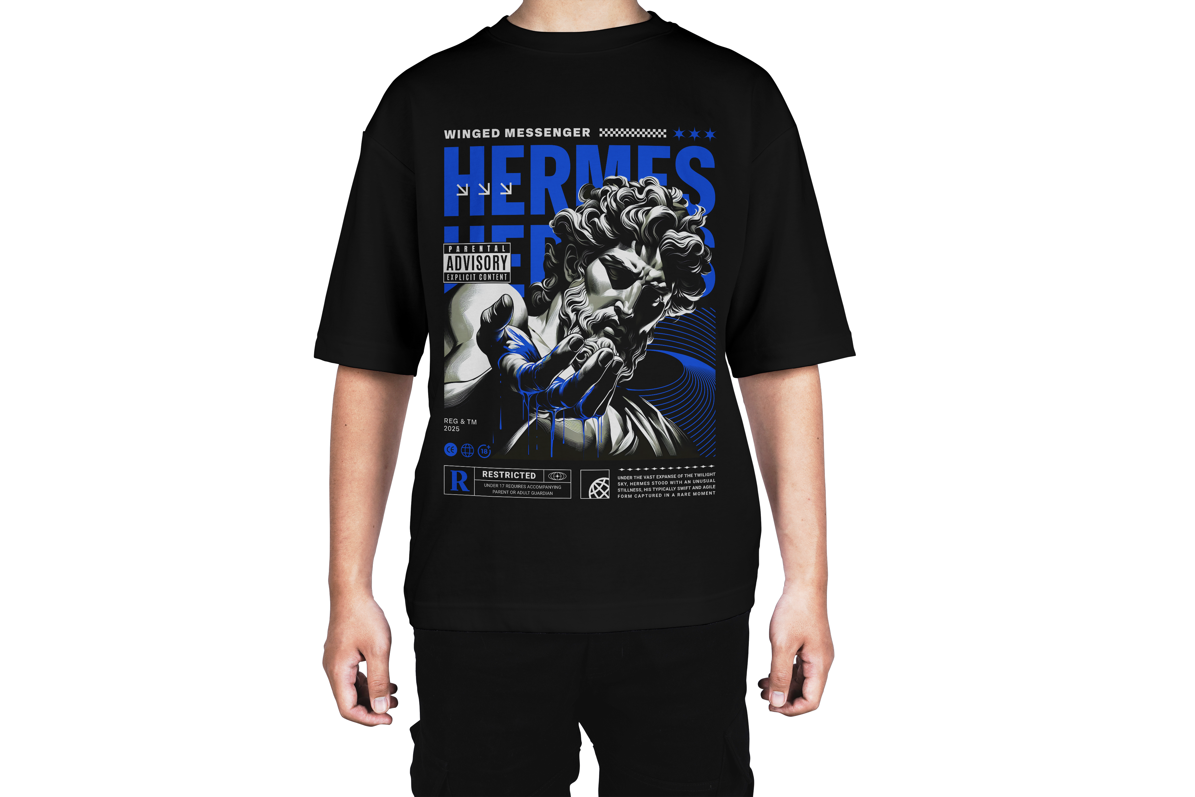 Hermes Winged Messenger Tee