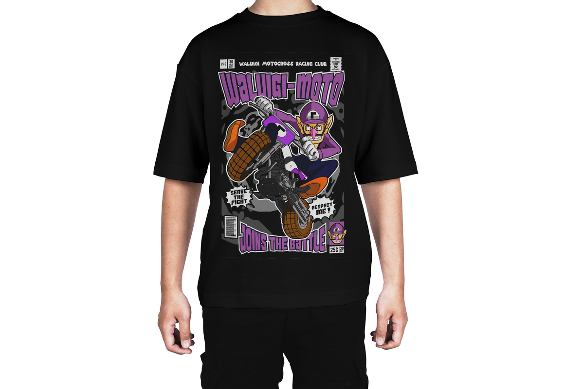 Waluigi Motocross Tee