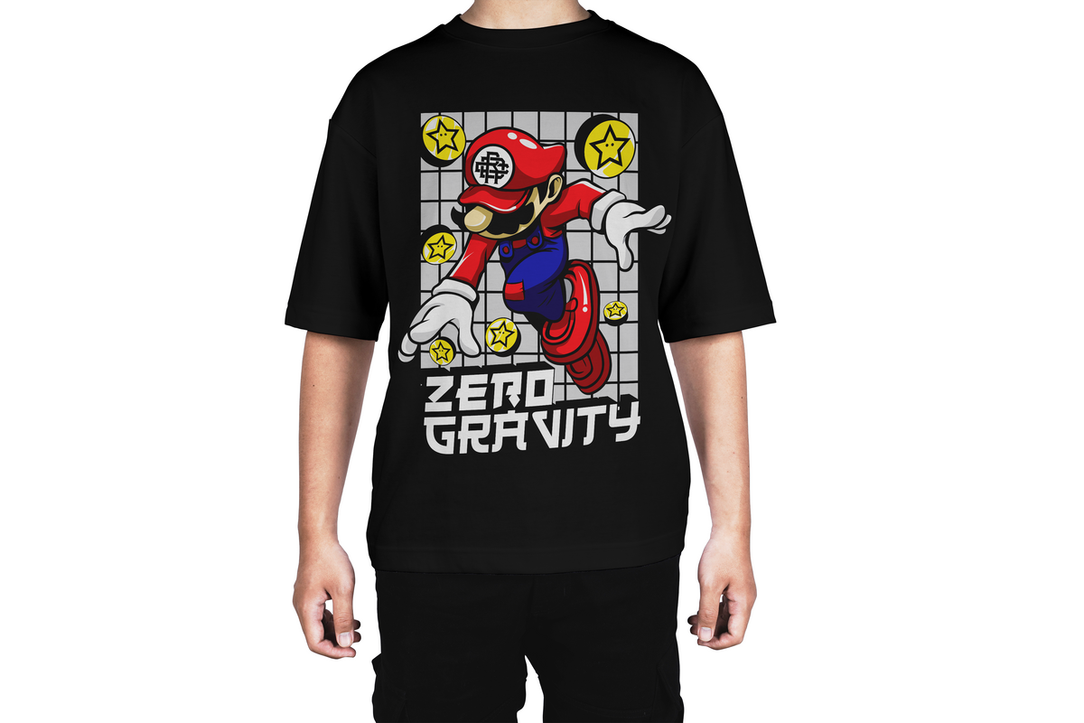 Zero Gravity Mario Retro Space Tee