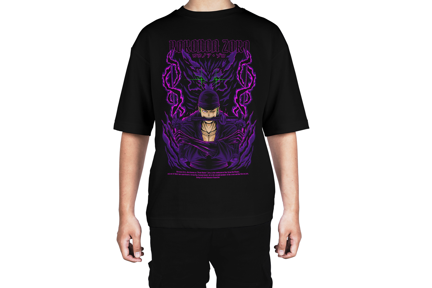 Roronoa Zoro Purple Aura Tee