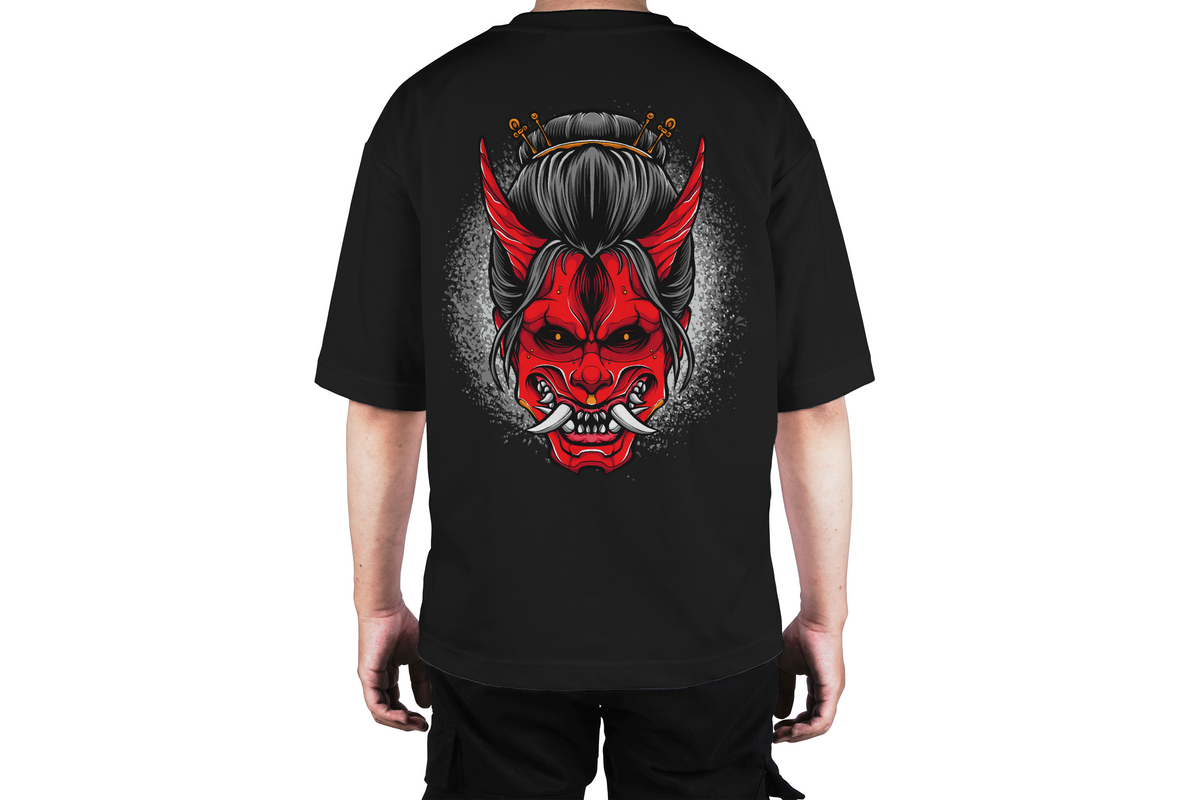 Samurai Demonise Geisha Tee