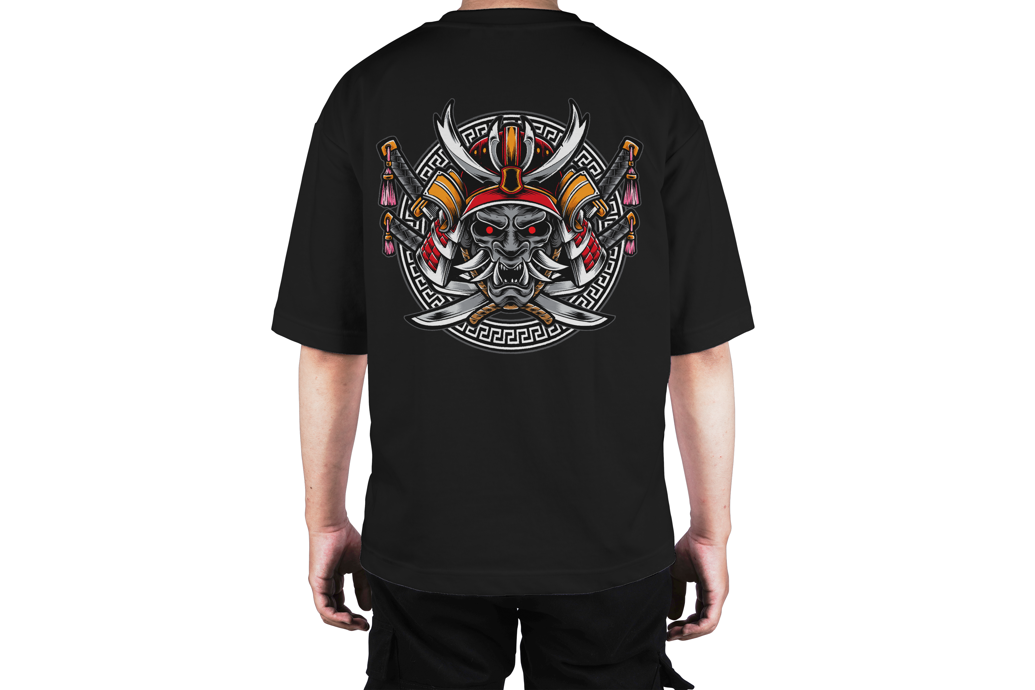 Samurai Oni Black Mask Tee