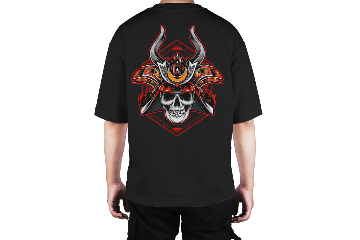Samurai Skull Red Tee